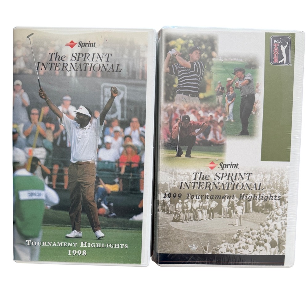 Sprint International PGA Tour Highlights 1998 1999 VHS Tapes Vijay Singh Toms